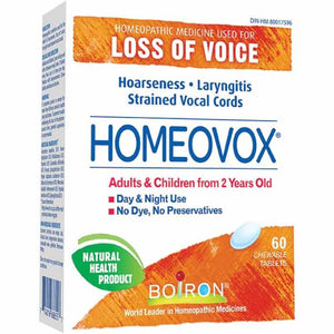 Boiron - Homeovox Loss Of Voice, 60 Tablets