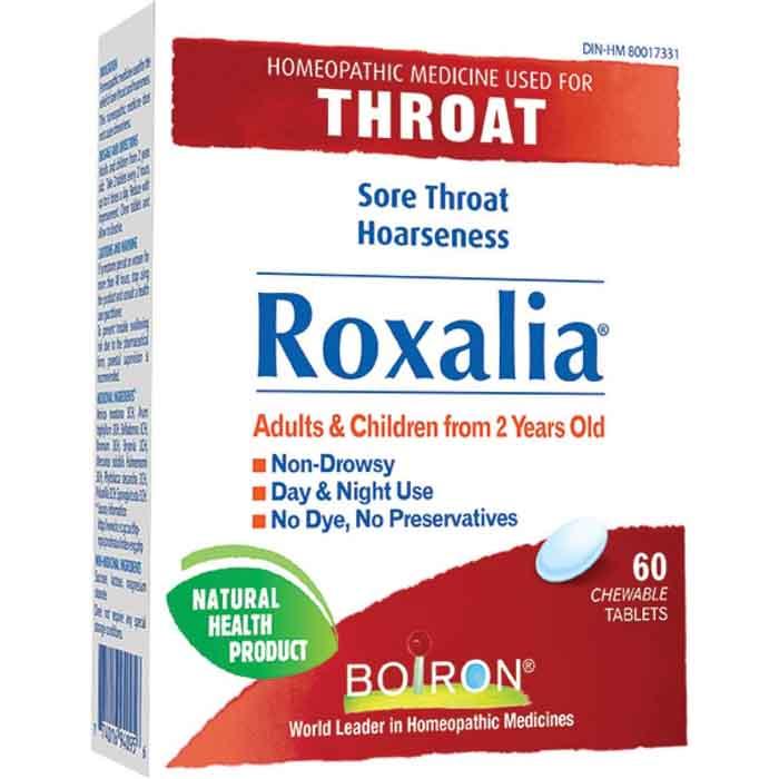 Boiron - Roxalia Throat 60 Chewable Tablets, 60 Tablets