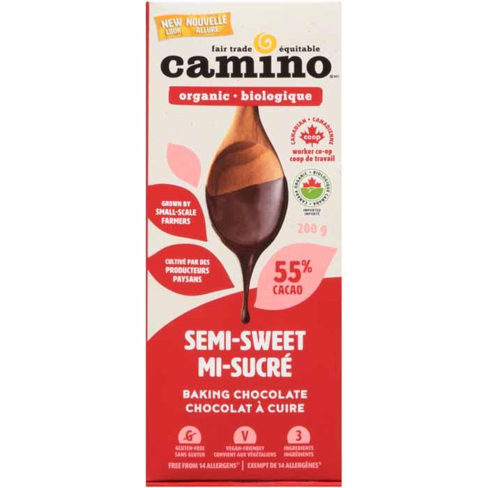 Camino - Camino Baking Chocolate Semi Sweet Organic, 200g