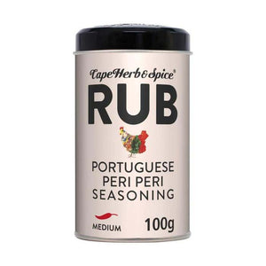 Cape Herb & Spice - Rub Seasoning Portuguese Peri Peri Medium, 100g