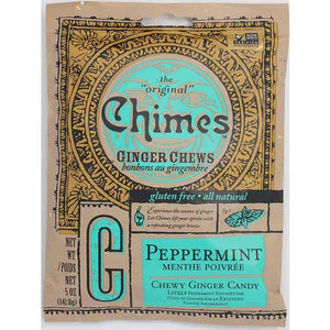 Chimes - Ginger Chews Peppermint, 142g