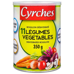Cyrches Dehydrated Bouillon 11 Vegetables, 350g