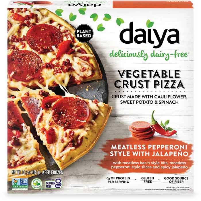 Daiya - Flavour Meatless Pepperoni Jalapeno Pizza, 405g