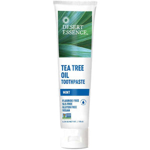 Desert Essence - Tea Tree Oil Toothpaste With Mint, 176g