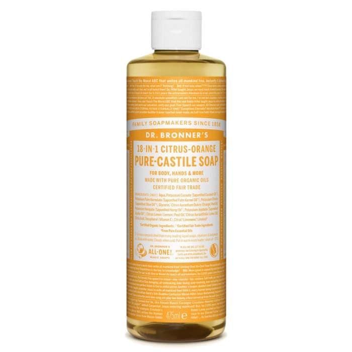 Dr. Bronner's - 18-In-1 Citrus Pure-Castile Soap, 16oz