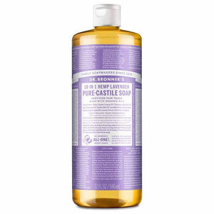 Dr. Bronner's - 18-In-1 Pure-Castile Soap Lavender, 32oz