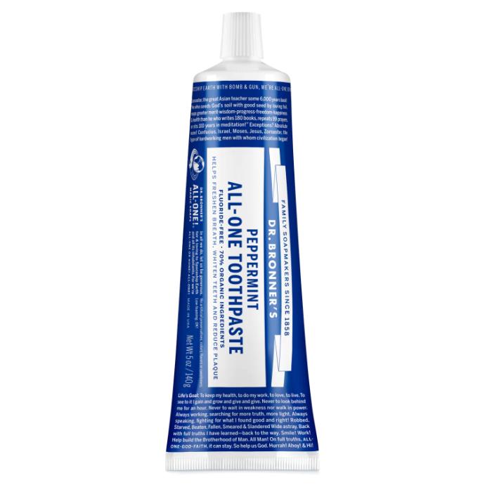 Dr. Bronner's - All-One Toothpaste Peppermint 140g