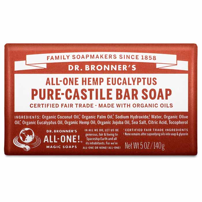 Dr. Bronner's - Pure Castile Bar Soap Eucalyptus Bar Soap