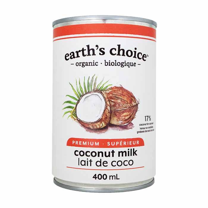 Earth's Choice - Coconut Milk Premium Organic, 400ml - PlantX Canada
