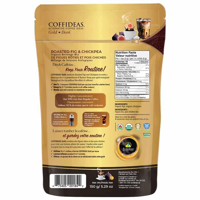 Ecoideas Coffideas Alternative Grilled Chickpea Fig Coffee, 150g