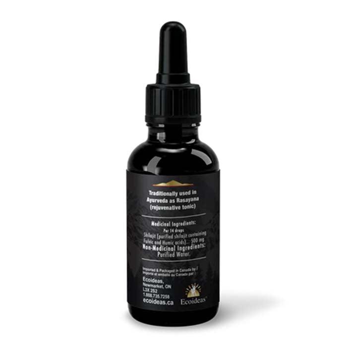 Ecoideas - Himalayan Shilajit, 30ml - Back