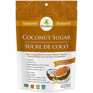 Ecoideas - Organic Coconut Sugarr, 454g