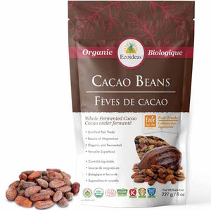 Ecoideas - Organic Fermented Cocoa Beans, 227g
