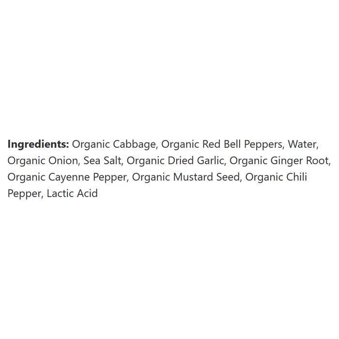 Eden - Sauerkraut Kimchi Organic, 447ml - back