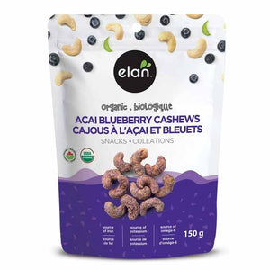 Elan - Organic Acai And Blueberry Cashews, 150g