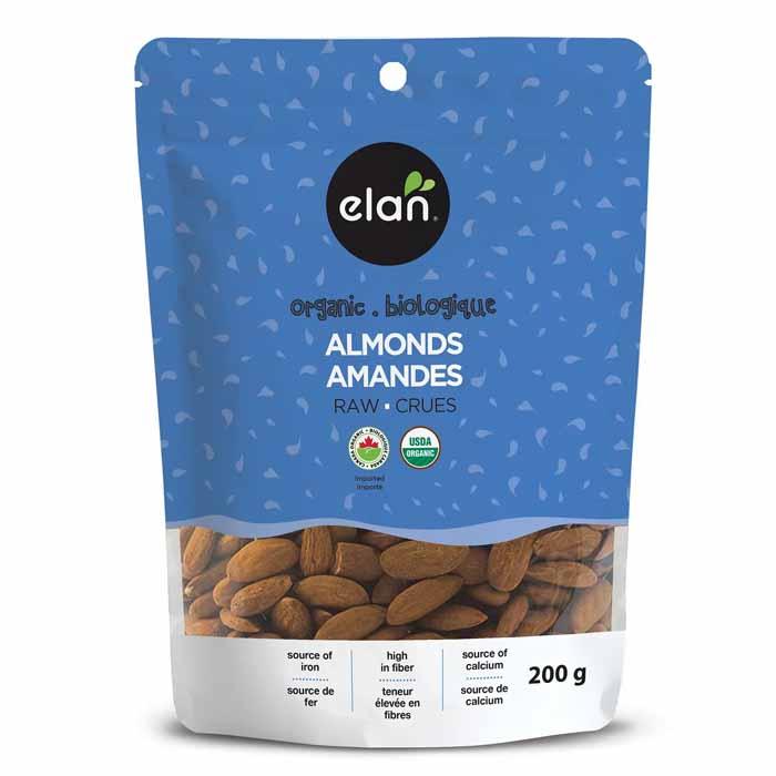 Elan - Organic Raw Almonds, 200g