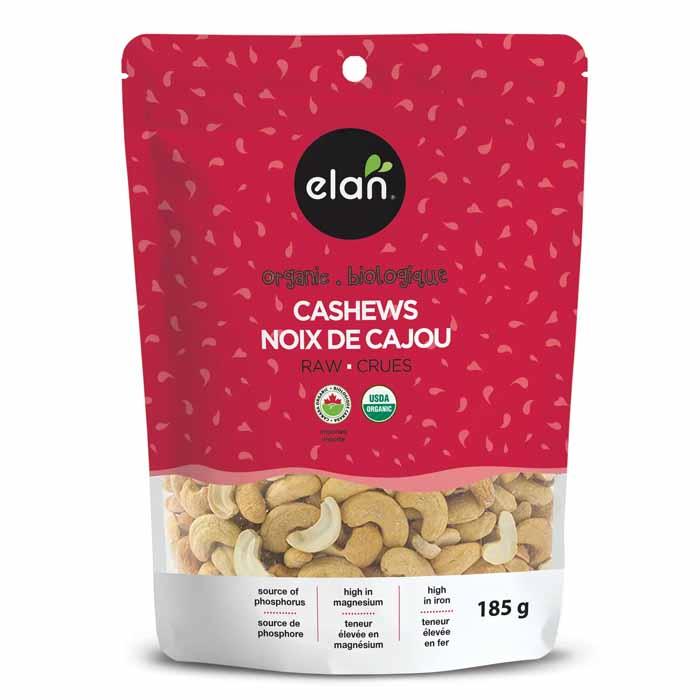 Elan - Organic Raw Cashews, 185g