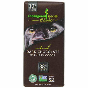 Endangered Species - Chocolate Dark Chocolate, 85g
