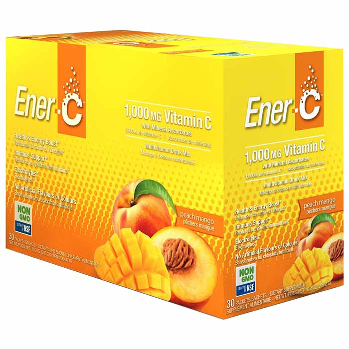Ener-C - Vitamin C Drink Peach Mango, 30 Sachets