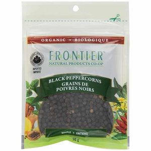 Frontier coop - Org. Black Peppercorns whole, 39g