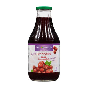 Fru-Terra - 100% Juice Cranberry Juice, 946ml