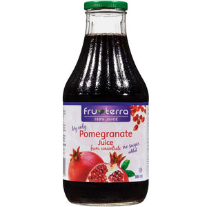 Fru-Terra - 100% Juice Pomegranate Juice, 946ml