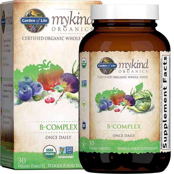 Garden of Life - Mykind Organics - Vitamin B-Complex Once Daily, 30 Tablets