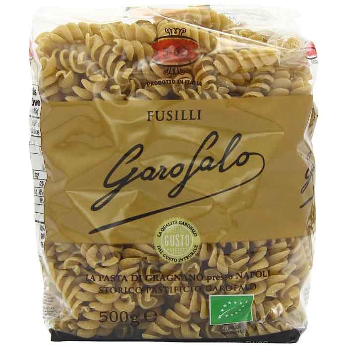 Garofalo - Fusilli Whole Wheat Pasta No. 5-63, 500g