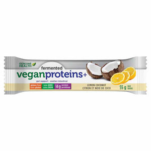 Genuine Health - Fermented Vegan Proteins+ Bar Lemon Coconut, 55g