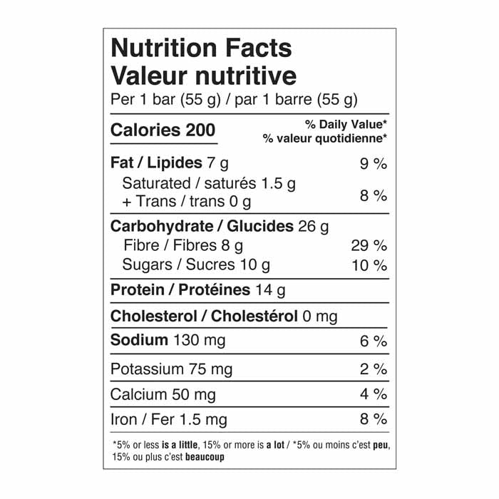 Genuine Health - Fermented Vegan Proteins+ Bar Maple Walnut, 55g - Back