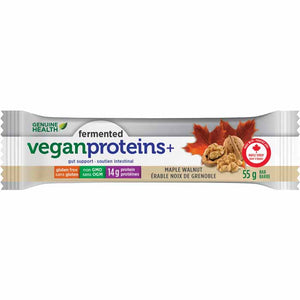 Genuine Health - Fermented Vegan Proteins+ Bar Maple Walnut, 55g