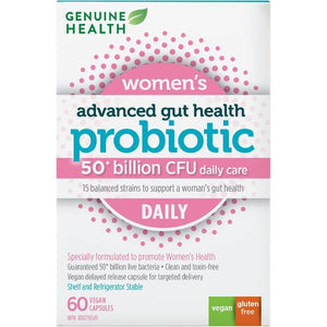 Genuine Health - Gut Health Probio Femme Quotidien, 60 Units