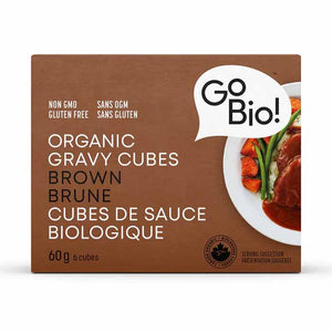 Gobio! - Organic Gravy Cubes Brown 6 Cubes, 60g
