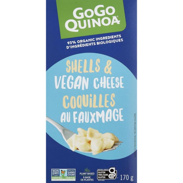 Gogo Quinoa - Shells & Vegan Cheese, 170g
