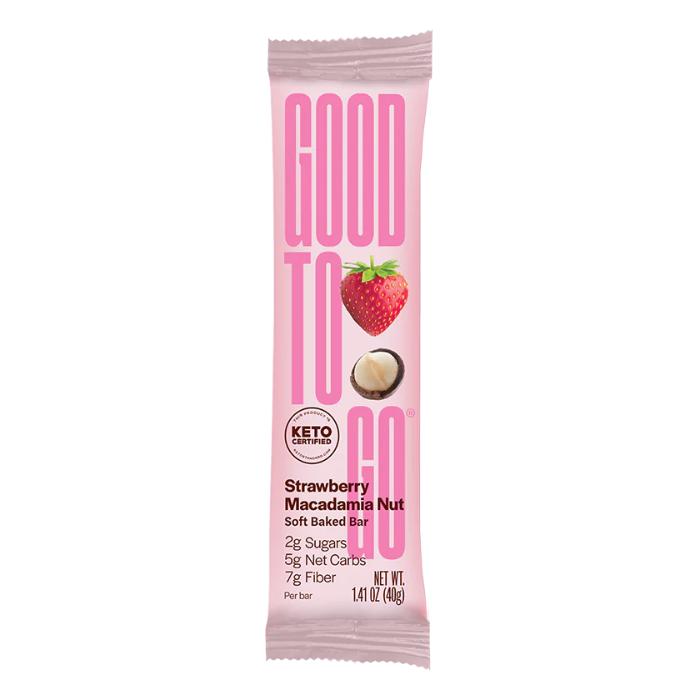 Good to Go - Soft Baked Bar Strawberry Macadamia Nut, 40g