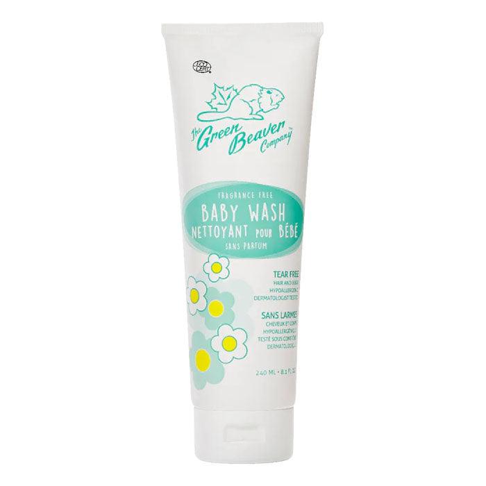 Green Beaver - Baby Wash Fragrance Free, 240ml