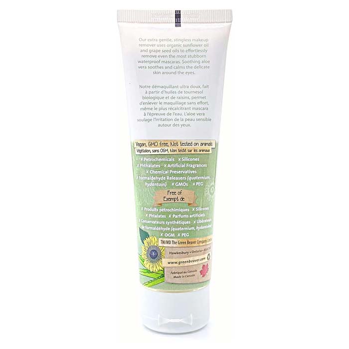 Green Beaver - Eye Make Up Remover, 120ml - Back