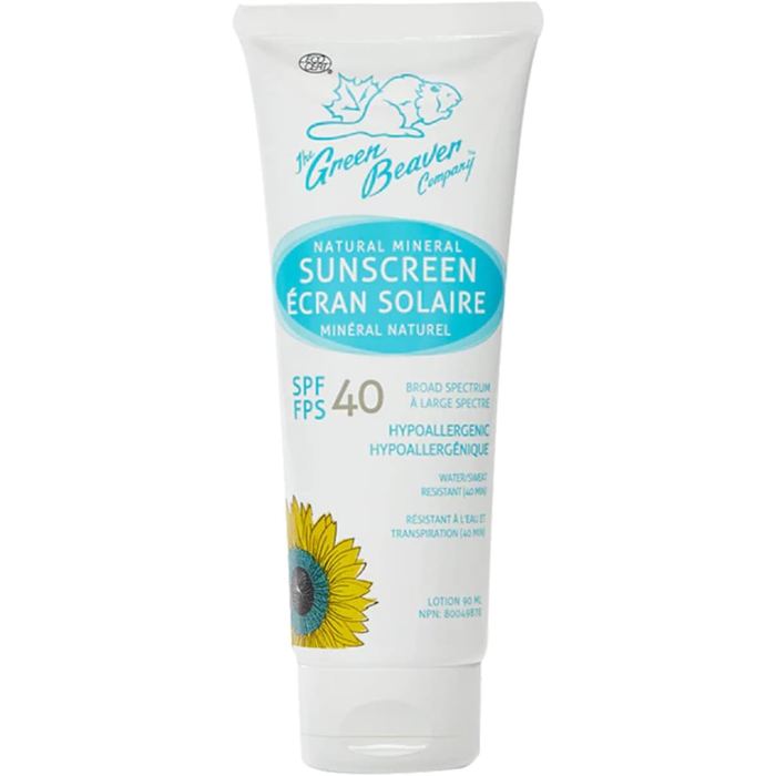 Green Beaver - Organic Spf40 Adults Sunscreen, 90ml