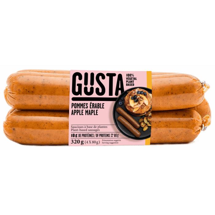 Gusta - Vegan Wheat Sausage Breakfast Maple & Apples, 320g
