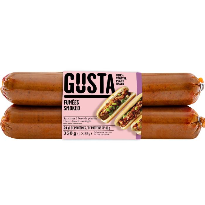 Gusta - Vegan Wheat Sausage Montrealaise Smoked Spices, 350g