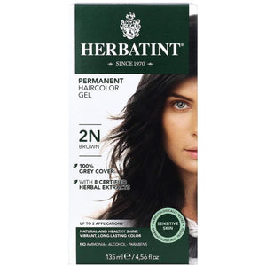 Herbatint - Permanent Hair Color, 2N Brown, 135ml