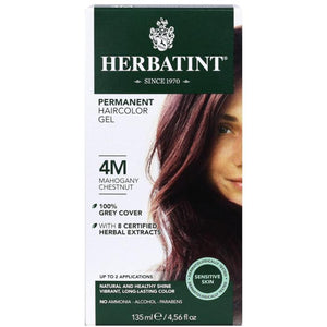 Herbatint - Permanent Hair Color, 4M Mahogany Chestnut, 135ml