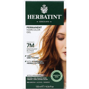 Herbatint - Permanent Hair Color, 7M Mahogany Blonde, 135ml