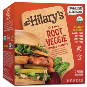 Hilary's - Veggie Burgers Root Veggie Organic 2 Patties, 182g