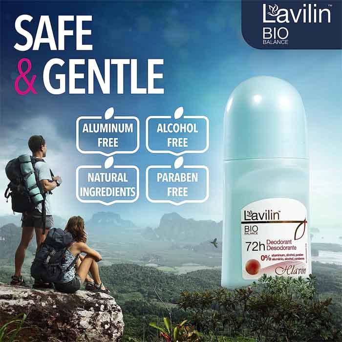 Hlavin Lavilin - 72h Roll-On Deodorant, 60ml - Back