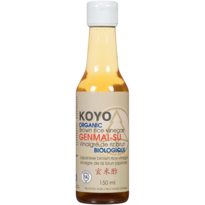 KOYO Japanese Brown Rice Vinegar Genmai Su Organic, 150ml PlantX Canada