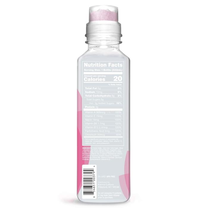 Karma - Probiotics Wellness Water Strawberry Lemonade, 532ml - back