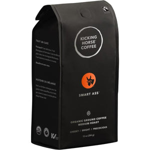 Kicking Horse Coffee - Smart Ass Medium Filter Drip Ground Coffee, 284g