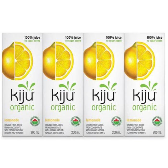Kiju - 100% Juice Lemonade Organic, 4x200ml