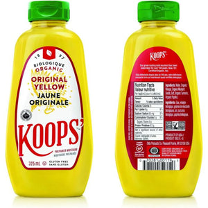 Koops - Organic Mustard Original Yellow, 325ml